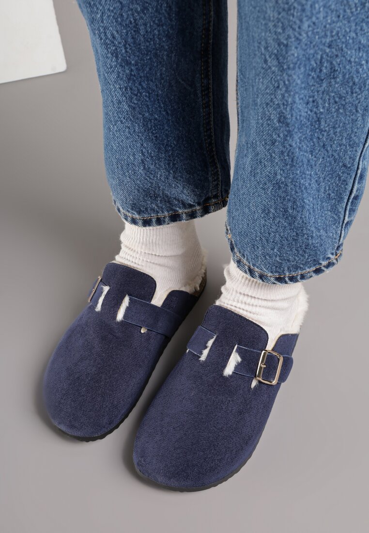 Papuci de casă Bleumarin