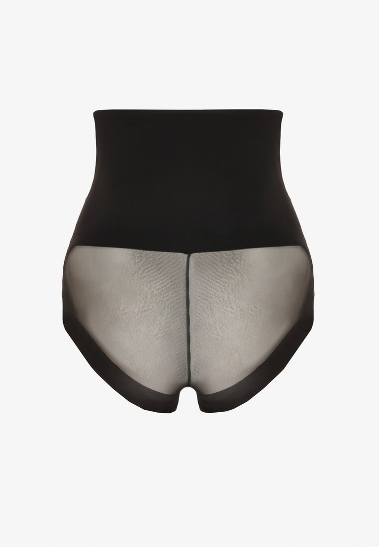 Czarne Modelujące Majtki High Waist Liradeva