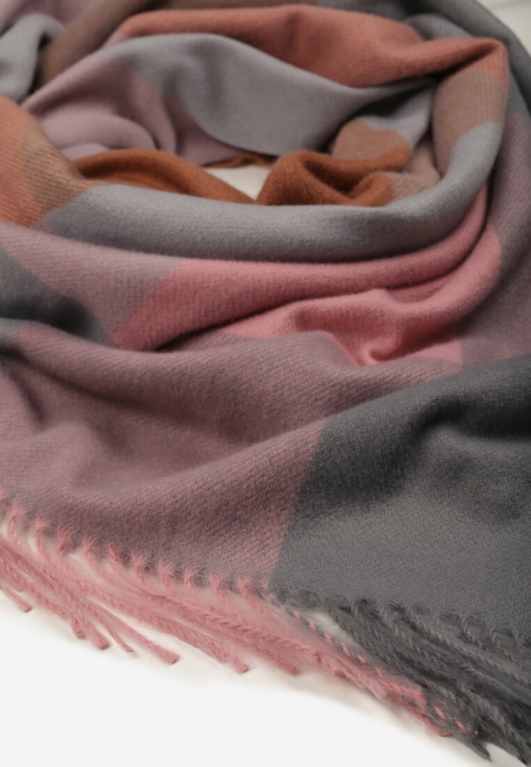 Różowo-Granatowy Szalik Saltorin