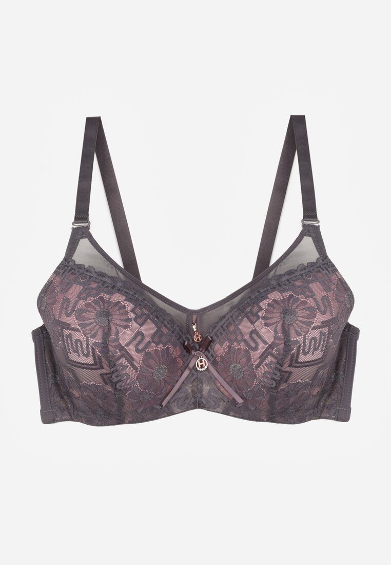 Sutien Acalinai Gri cu roz