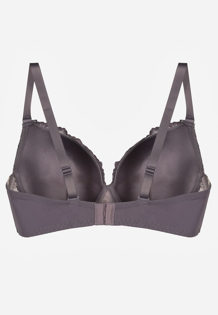 Sutien Bothilei Gri cu roz