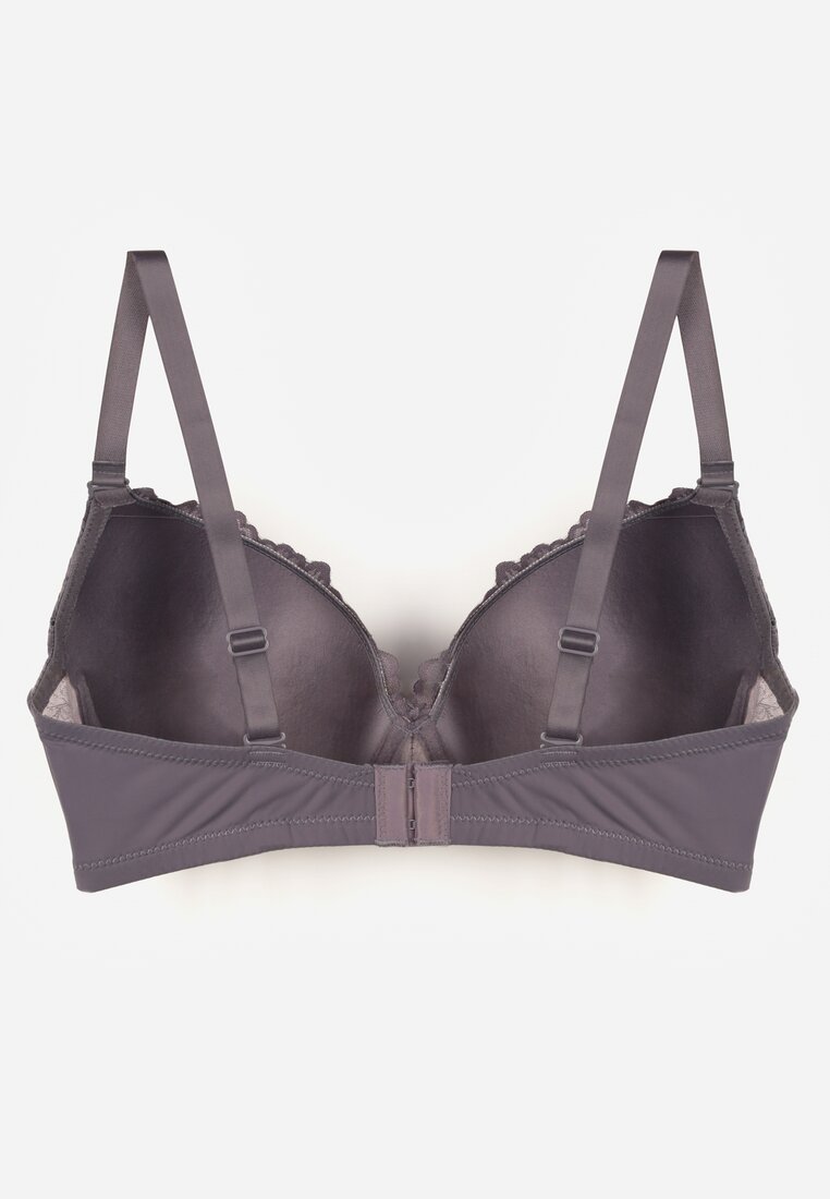 Sutien Aqiany Gri cu roz
