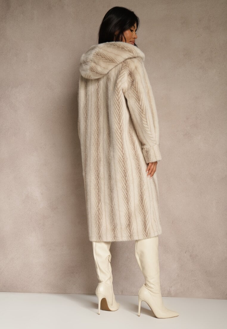 Palton Elrinrahne Bej deschis