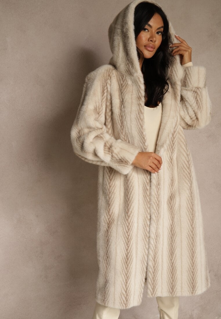 Palton Elrinrahne Bej deschis