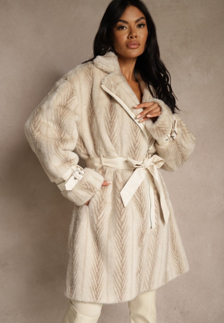 Palton Charysha Bej deschis