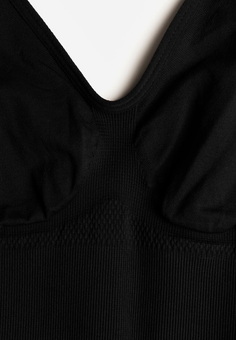 Czarna Bielizna modelująca Kombinezon z Odkrytymi Plecami Riselles