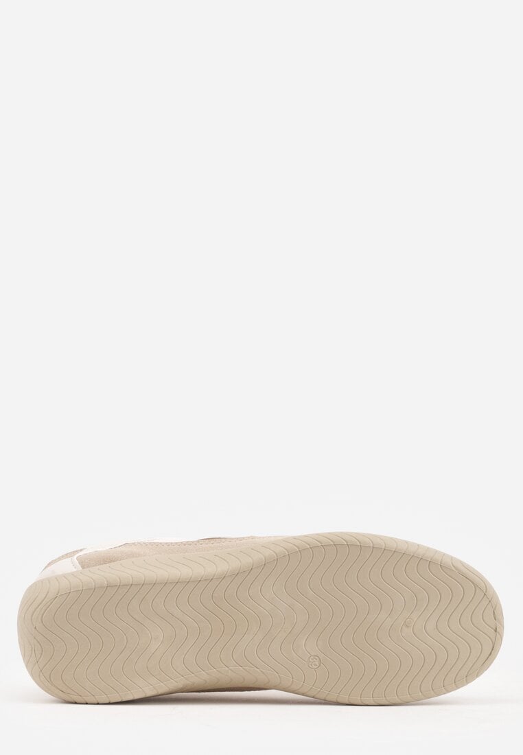 Brązowe Sneakersy z Geometrycznym Wzorem Elrineth