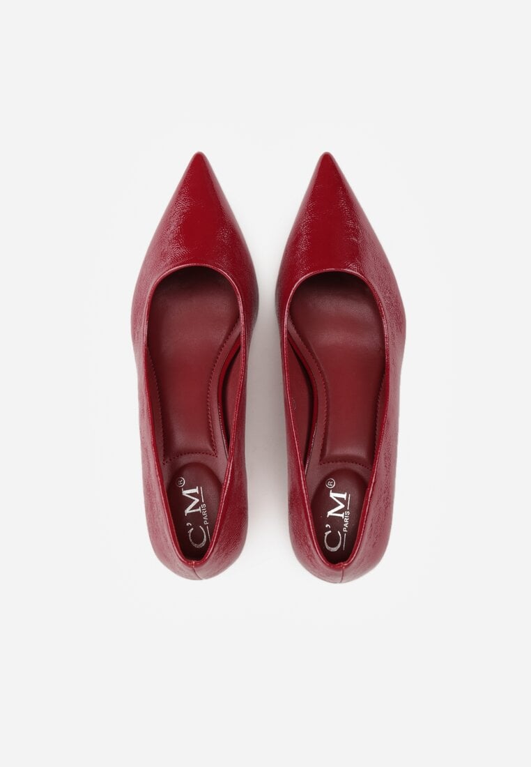 Bordowe Czółenka na Kaczuszce Rhaepheme