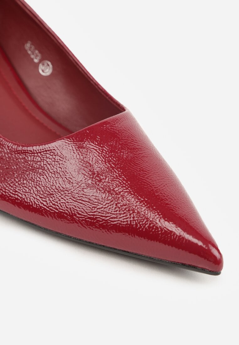 Bordowe Czółenka na Kaczuszce Rhaepheme