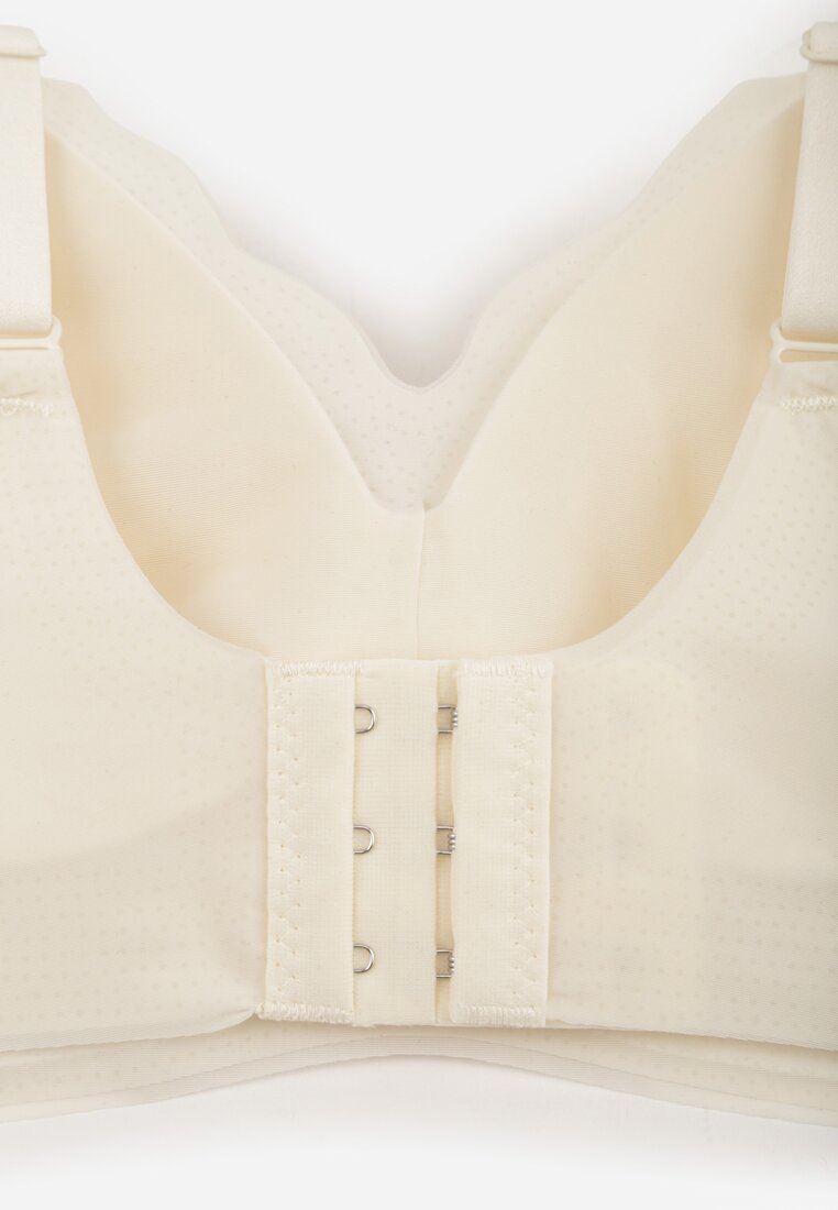 Jasnobeżowy Bezszwowy Biustonosz z Usztywnieniem Bez Fiszbin Zeritha