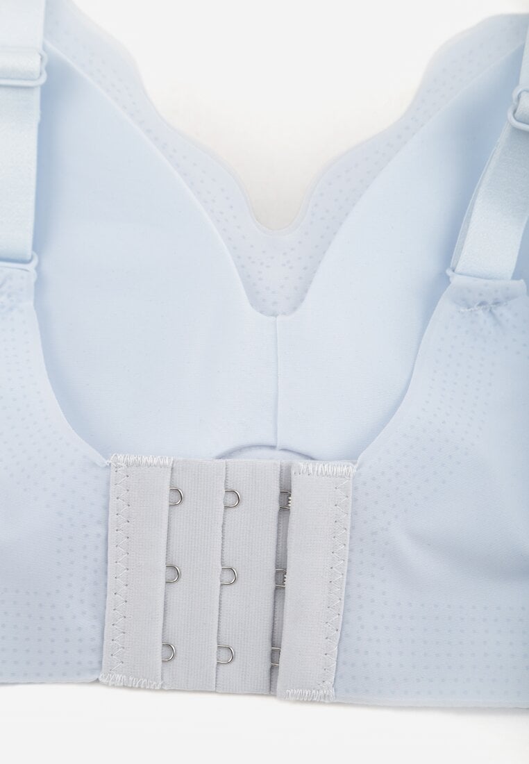 Niebieski Bezszwowy Biustonosz z Usztywnieniem Bez Fiszbin Zeritha