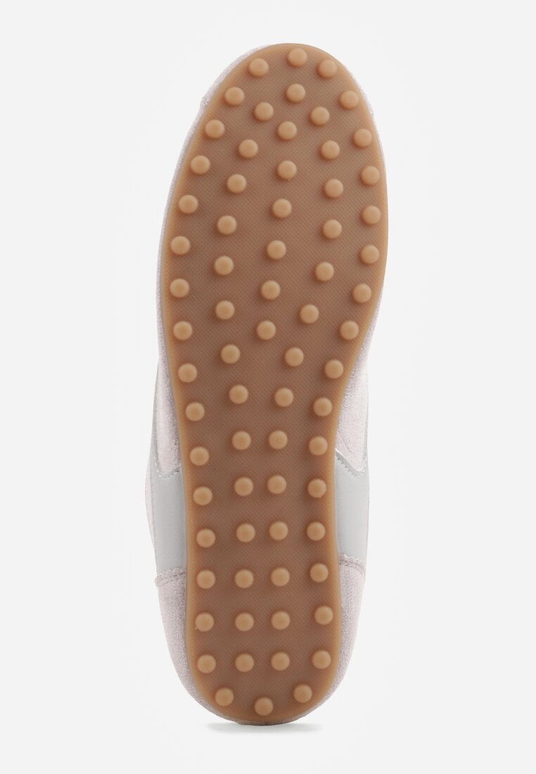 Szare Sneakersy Kultowe Tenisówki Y2K z Imitacji Zamszu Nerialle