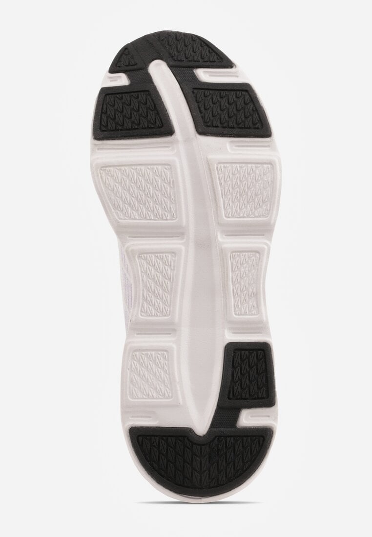 Białe Siateczkowe Buty Sportowe na Podeszwie z Otworami Quilvia