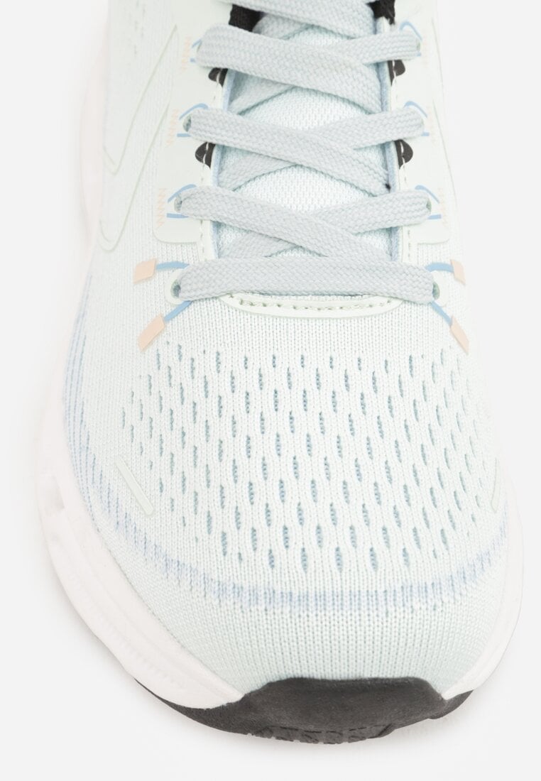 Niebieskie Siateczkowe Buty Sportowe na Podeszwie z Otworami Quilvia