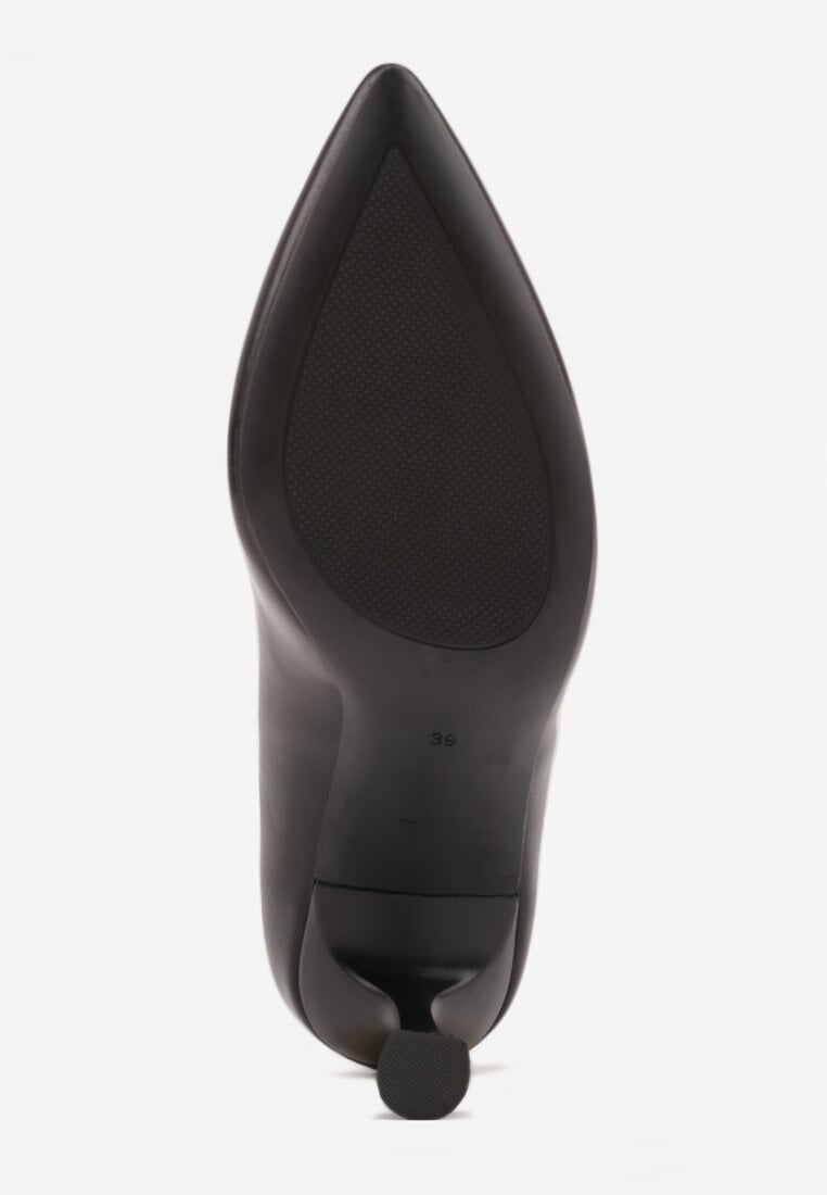 Czarne Czółenka na Geometrycznej Szpilce Iolissa