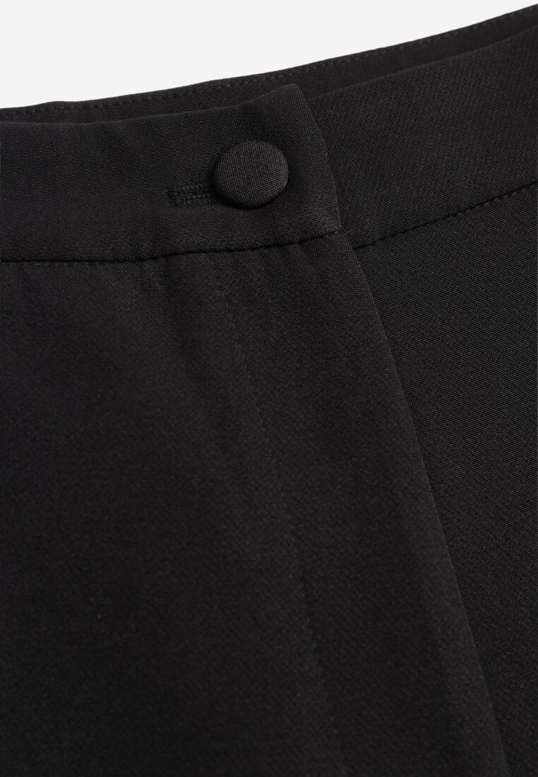 Czarne Klasyczne Spodnie VICES Garniturowe High Waist Dimaia