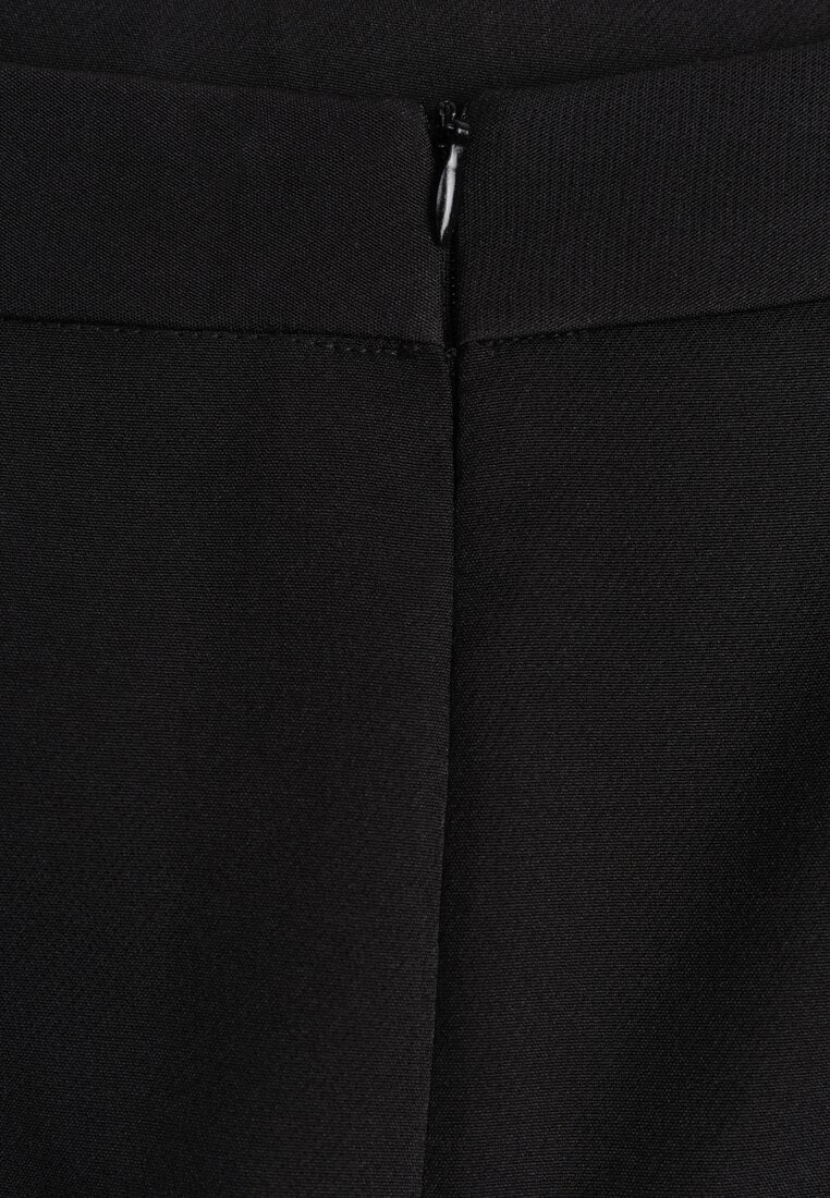 Czarna Ołówkowa Spódnica VICES w Stylu Basic Fretima