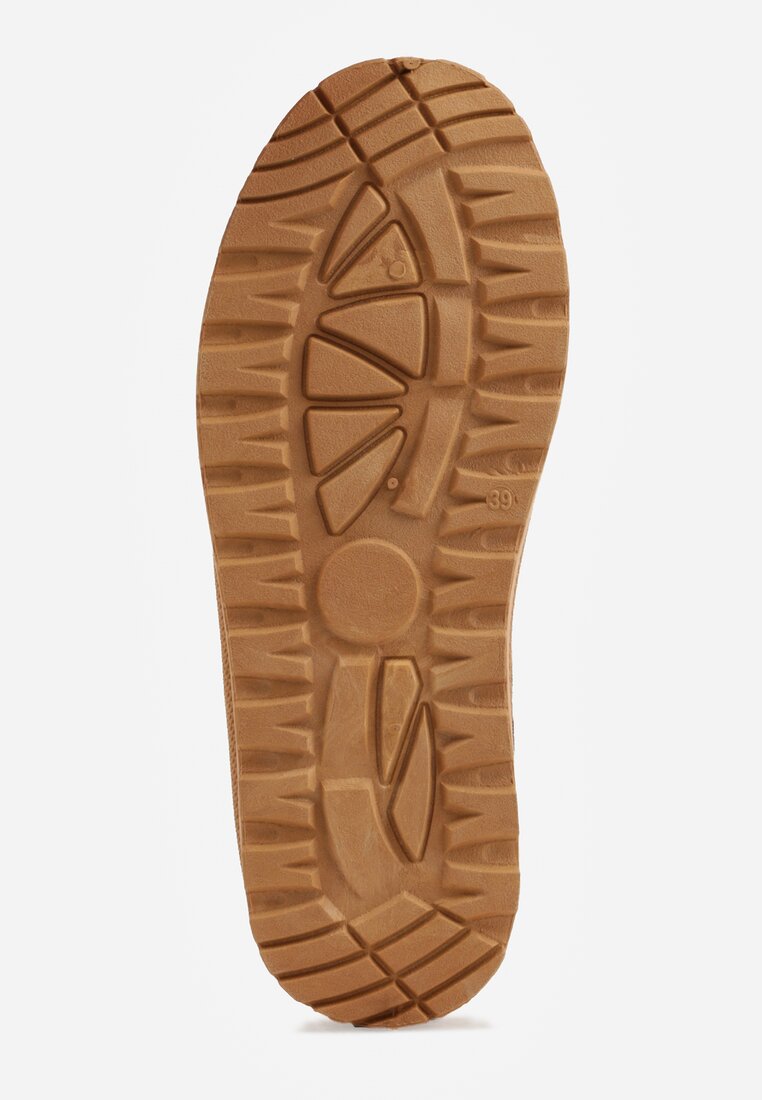 Panterkowe Krótkie Śniegowce na Grubej Podeszwie Aranwen