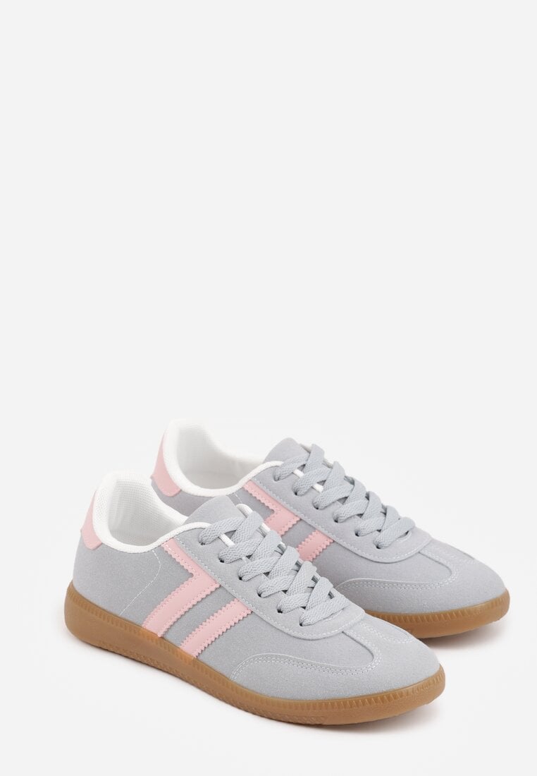 Niebieskie Sneakersy Typu Klasyczne Tenisówki Kilice