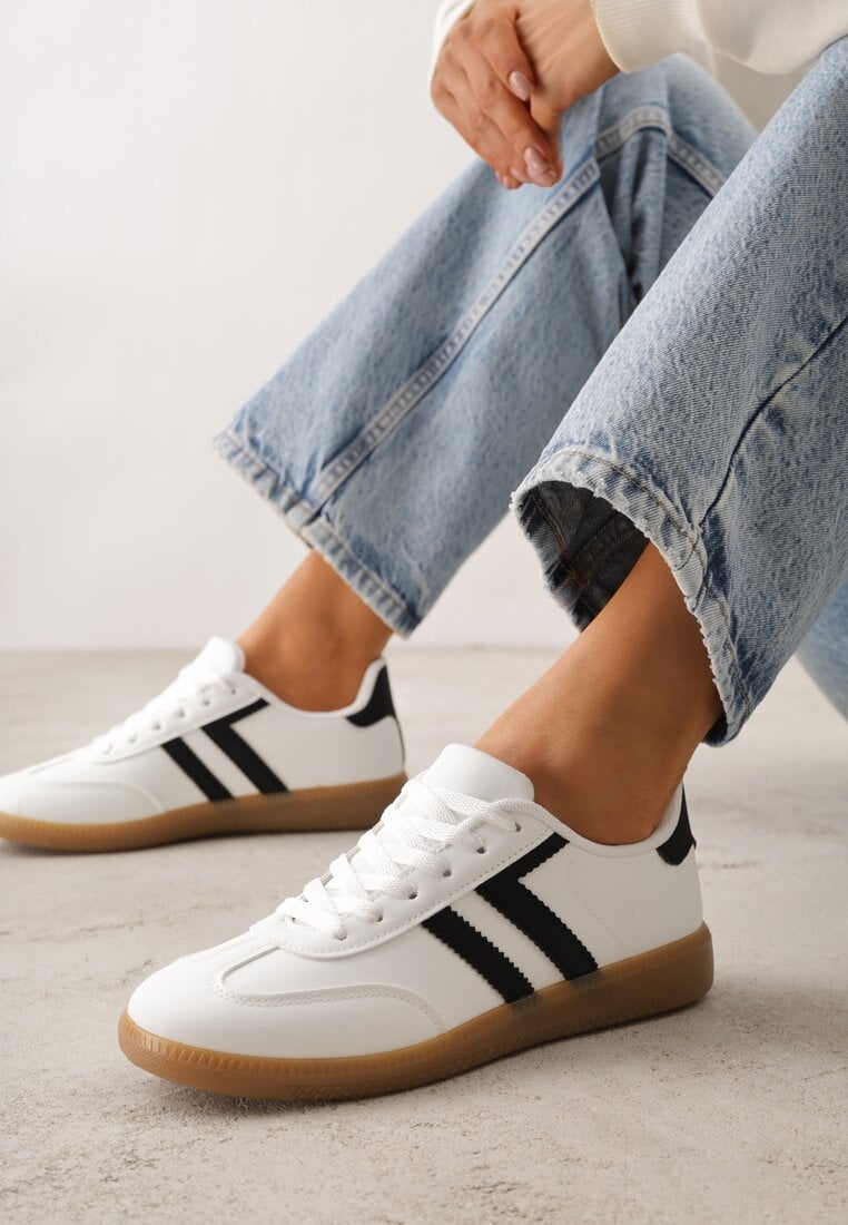 Białe Sneakersy Typu Klasyczne Tenisówki Kilice