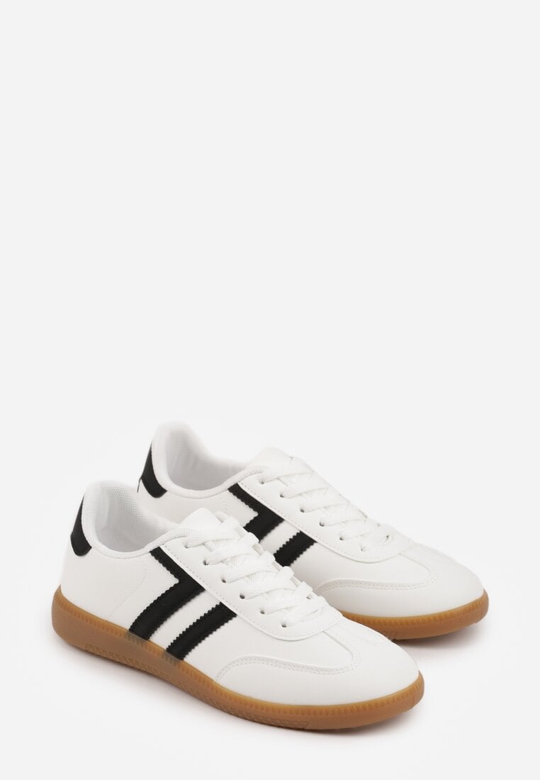 Białe Sneakersy Typu Klasyczne Tenisówki Kilice