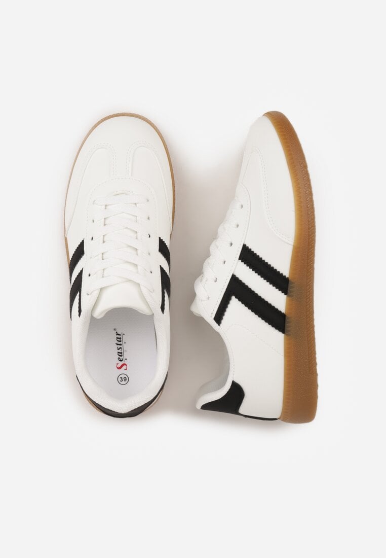 Białe Sneakersy Typu Klasyczne Tenisówki Kilice