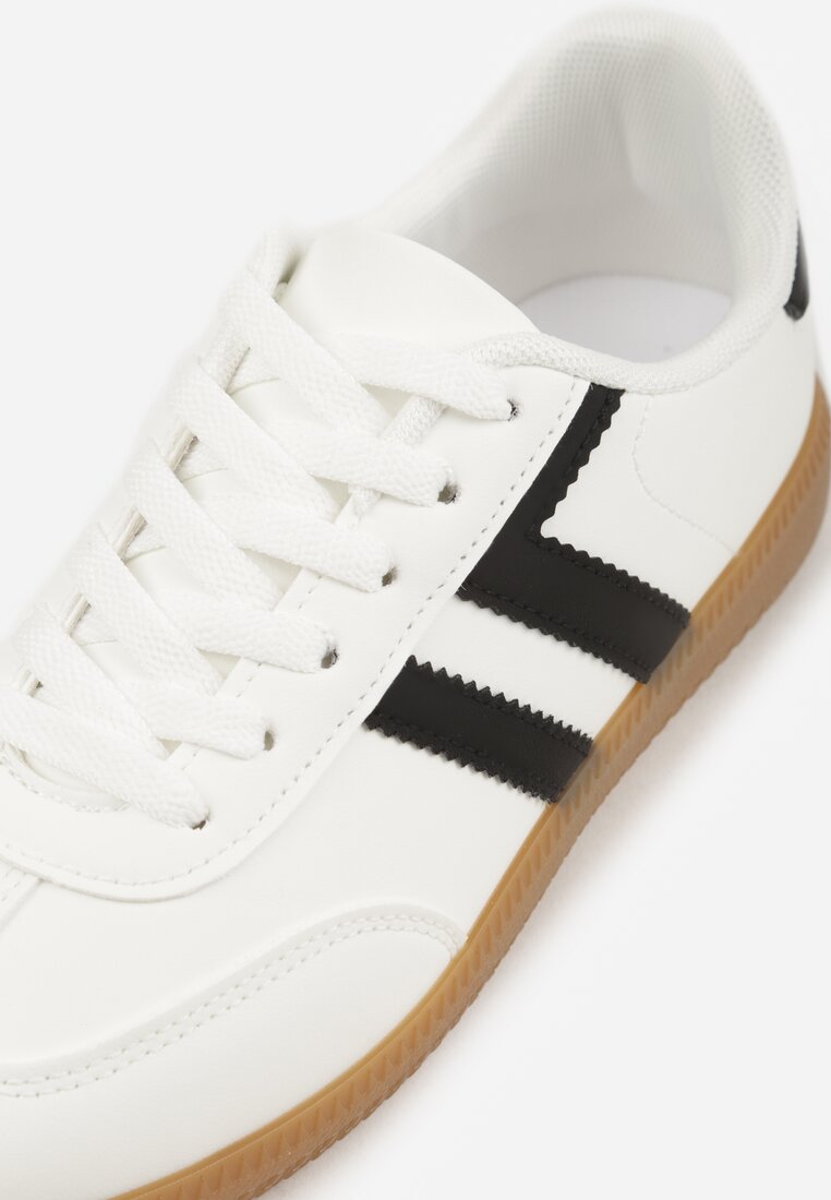 Białe Sneakersy Typu Klasyczne Tenisówki Kilice