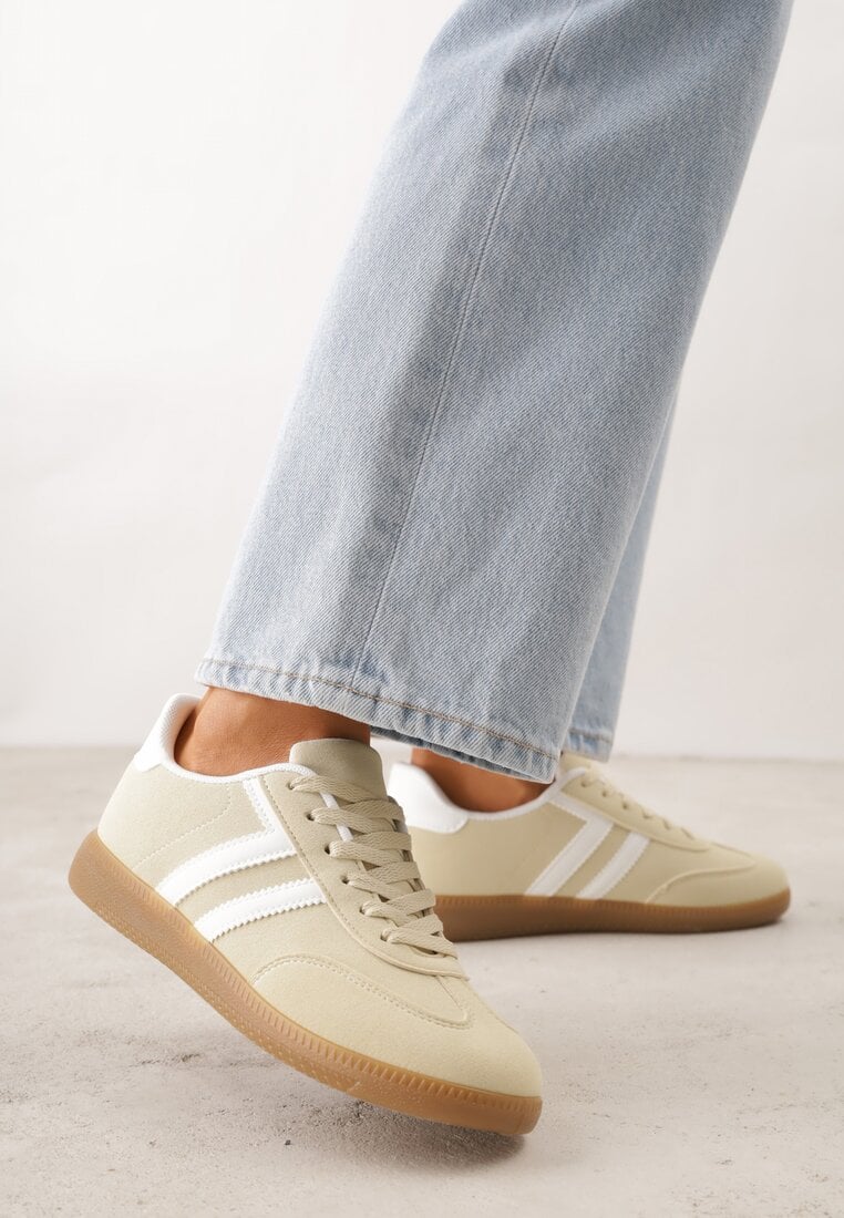 Żółte Sneakersy Typu Klasyczne Tenisówki Kilice