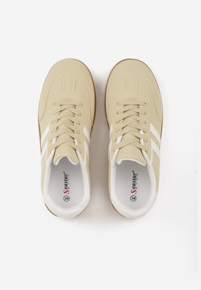 Żółte Sneakersy Typu Klasyczne Tenisówki Kilice