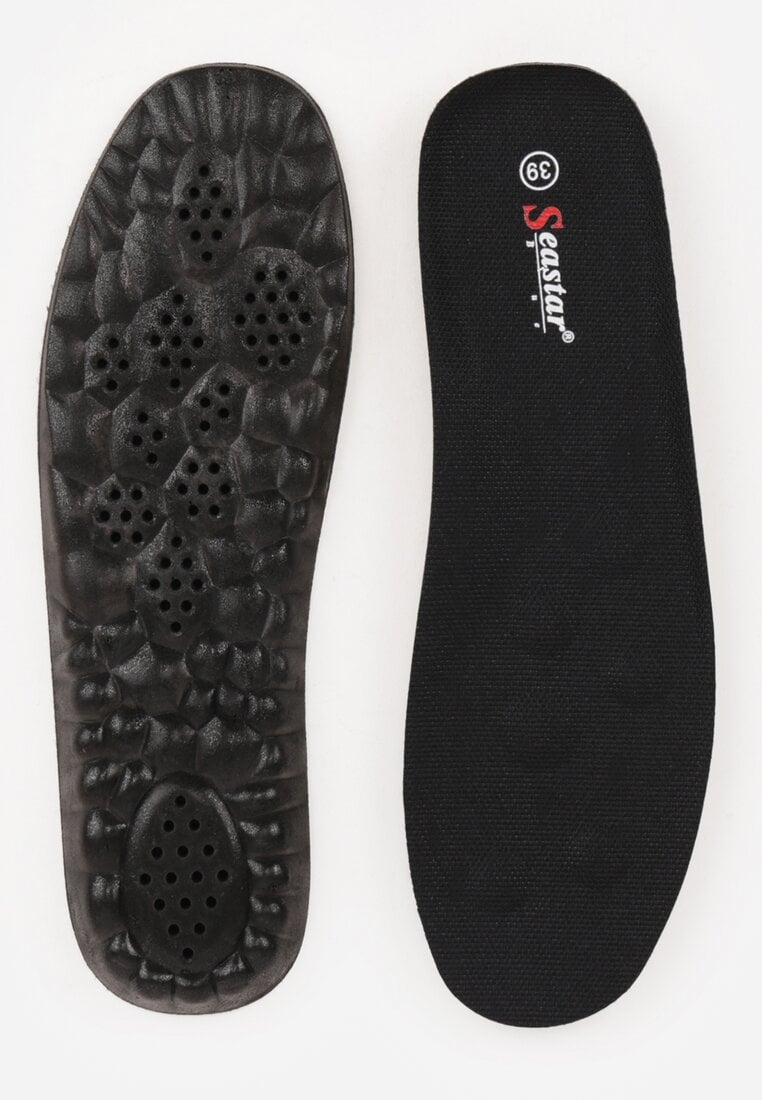 Czarne Sneakersy w Stylu Klasycznych Tenisówek na Grubej Podeszwie Yenoinne