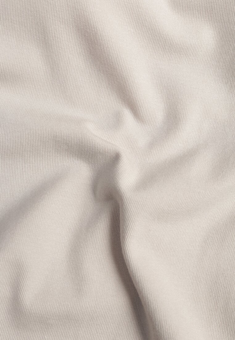 Beżowy Top z Wiskozy na Podwójnych Ramiączkach Indrea