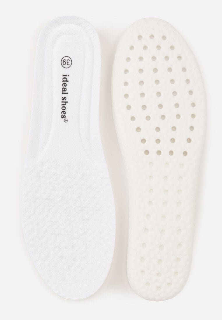 Beżowe Sneakersy na Platformie w Stylu Tenisówek Ozdobione Paskami Ladia