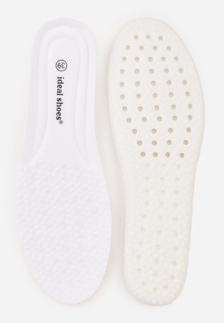 Różowe Sneakersy na Platformie w Stylu Tenisówek Ozdobione Paskami Ladia