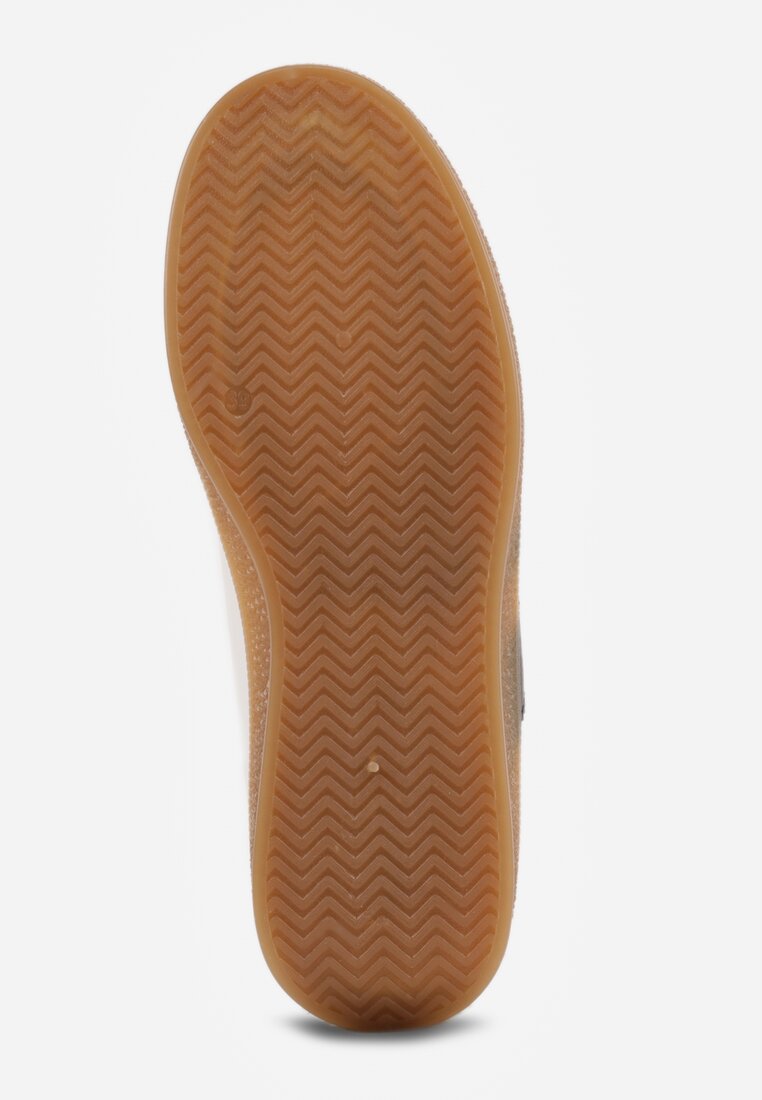 Białe Tenisówki Sneakeriny z Paskiem na Rzep Pirel