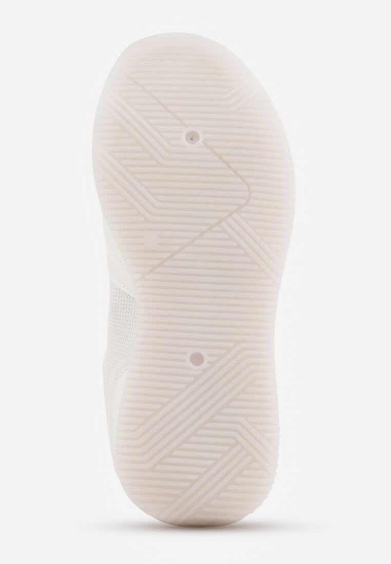 Białe Przeszywane Sneakersy w Klasycznym Stylu Zeosa