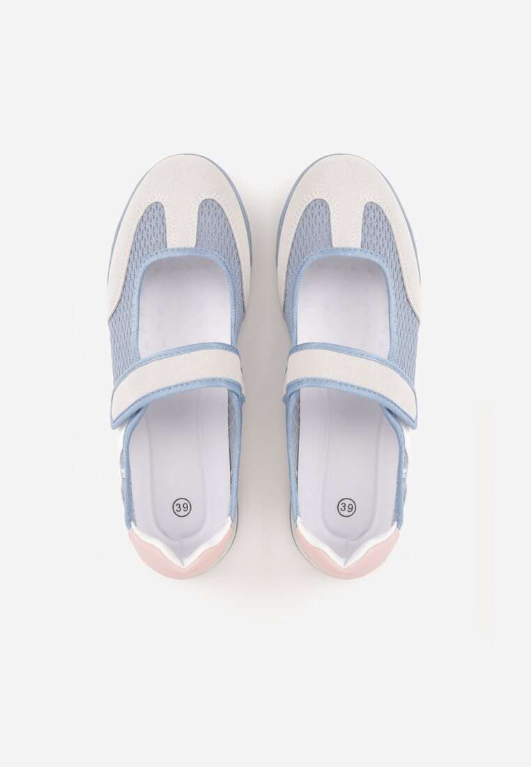 Granatowe Tenisówki Typu Sneakeriny Ozdobione Napisem Emirinne