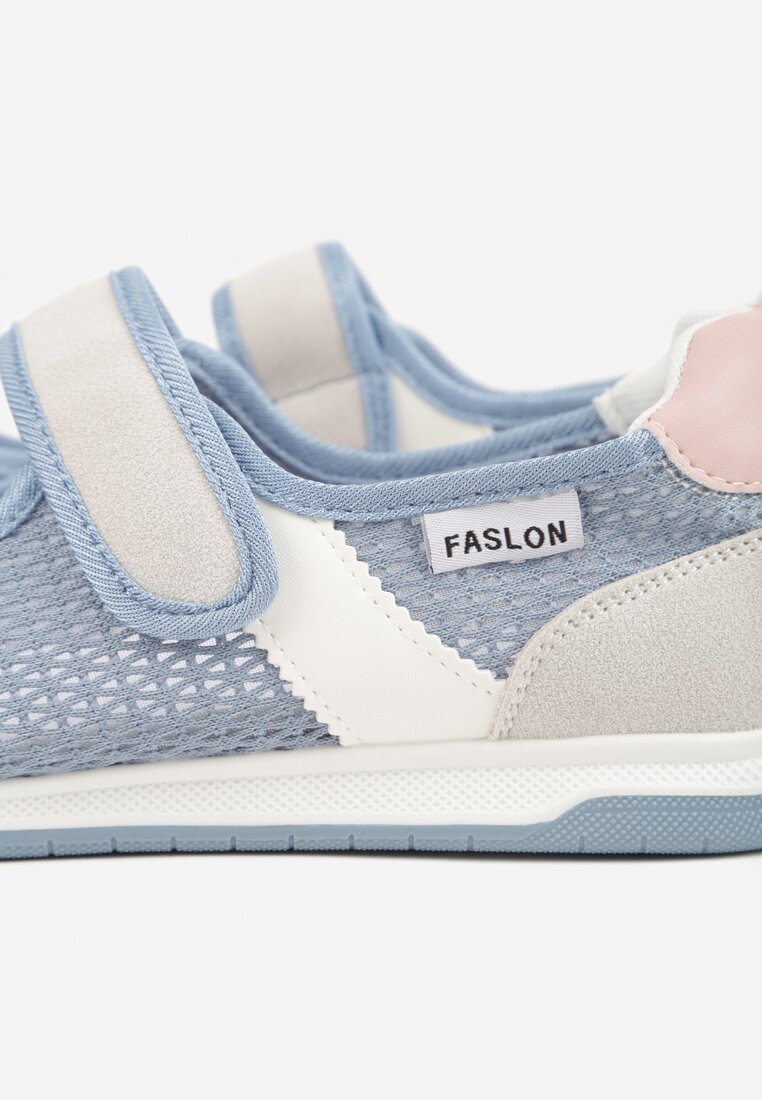 Granatowe Tenisówki Typu Sneakeriny Ozdobione Napisem Emirinne