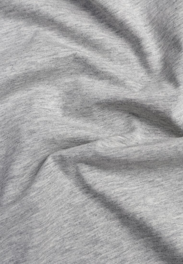 Szary Bawełniany T-shirt o Kroju Oversize Neduna