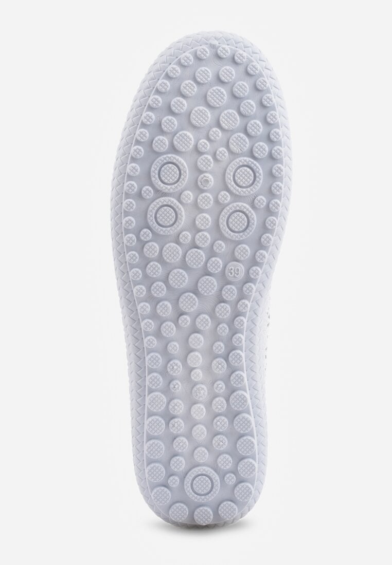 Niebieskie Ażurowe Tenisówki w Stylu Boho Tidira