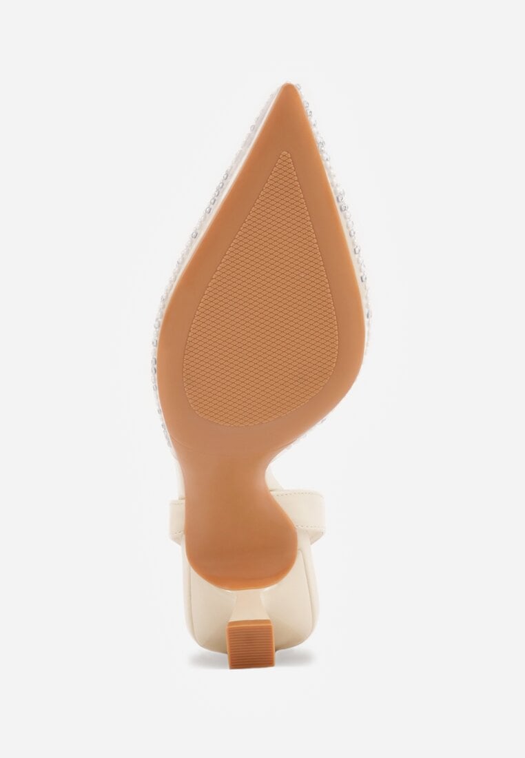 Pantofi cu toc Karenetia Bej