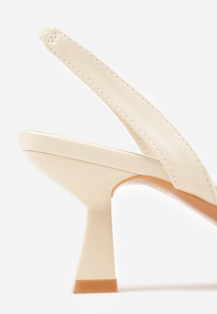 Pantofi cu toc Karenetia Bej
