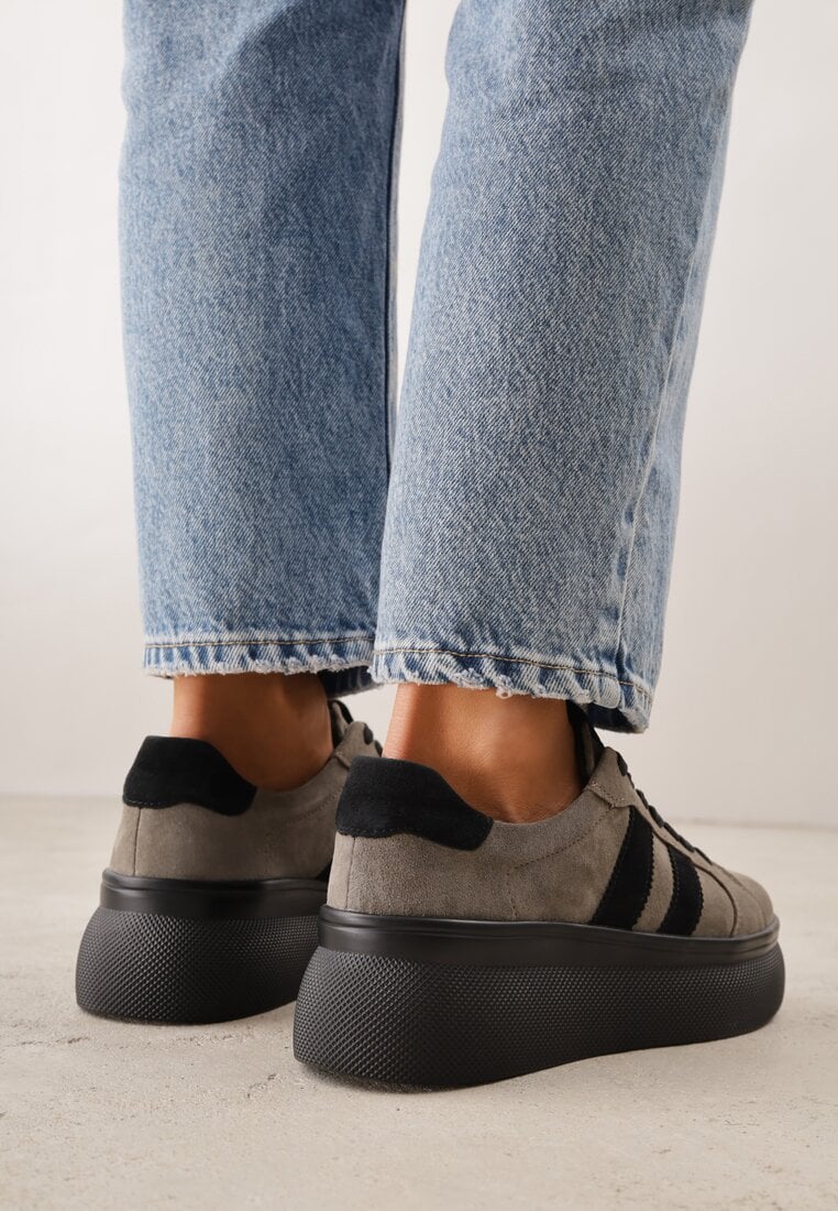 Sneakers Teskara Teslara Bej închis