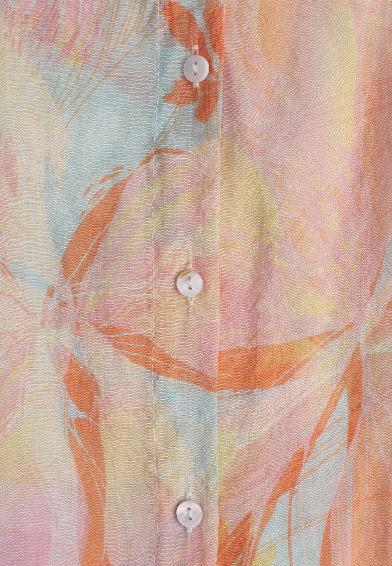 Pomarańczowa Nietoperzowa Koszula z Bawełną o Fasonie Oversize Celista