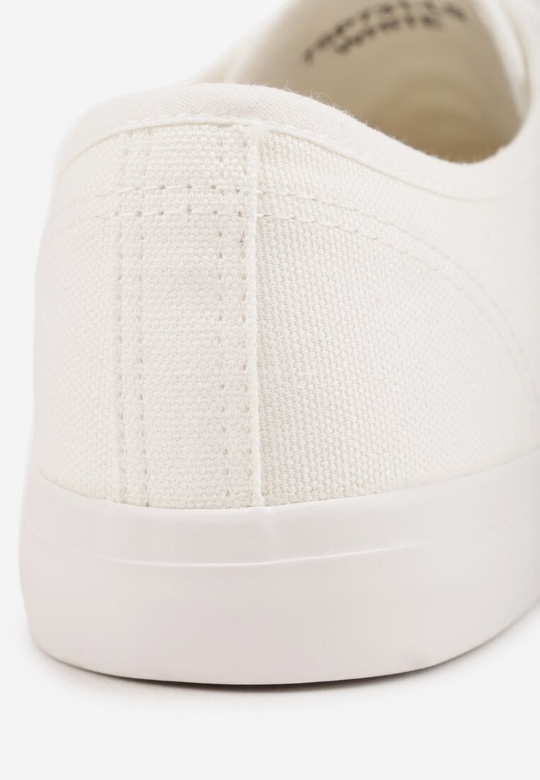 Białe Casualowe Trampki w Stylu Basic Tulipmeadow