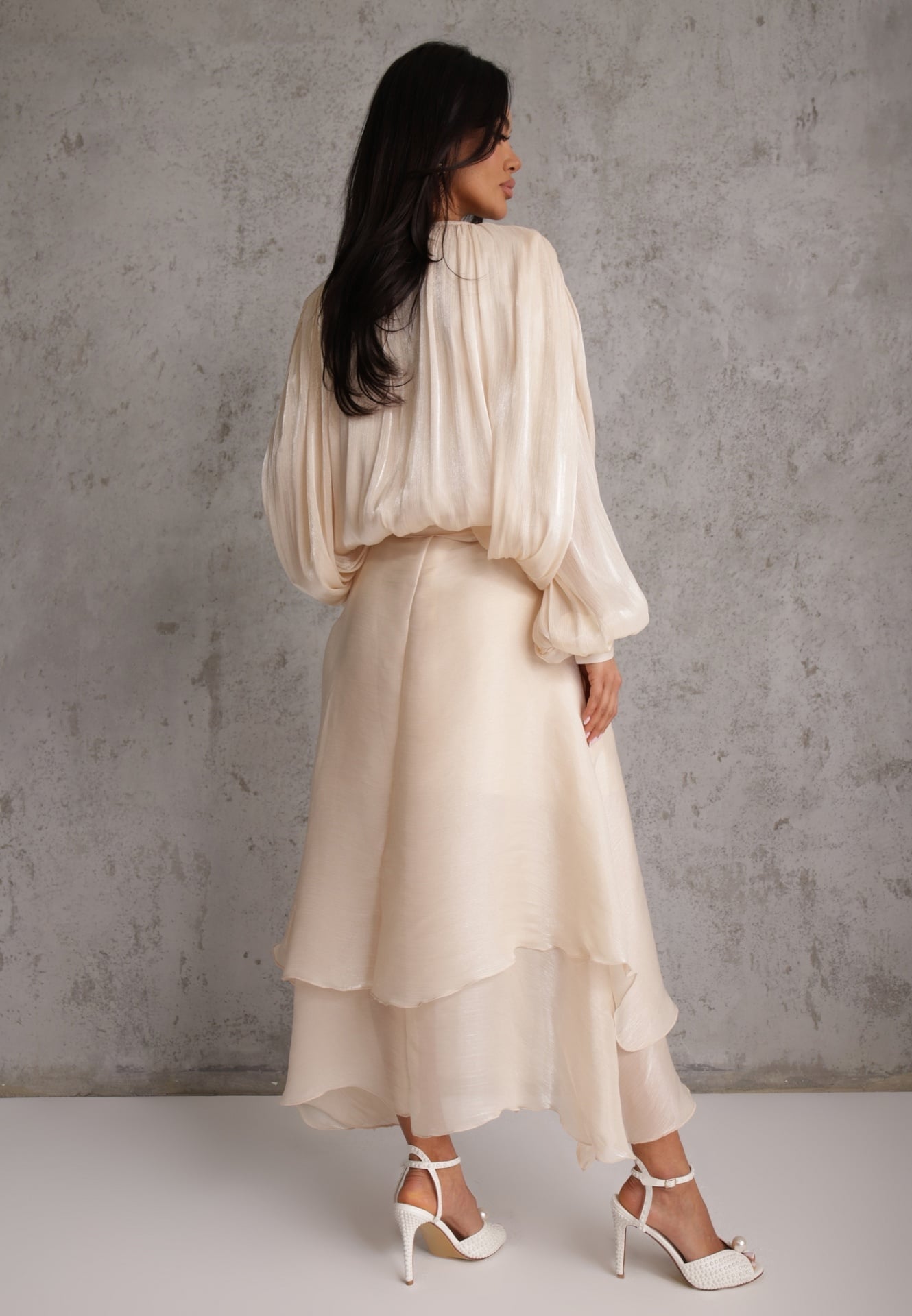 Rochie Amanna Bej deschis