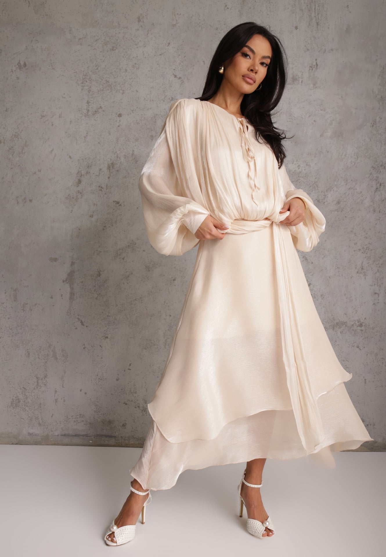 Rochie Amanna Bej deschis