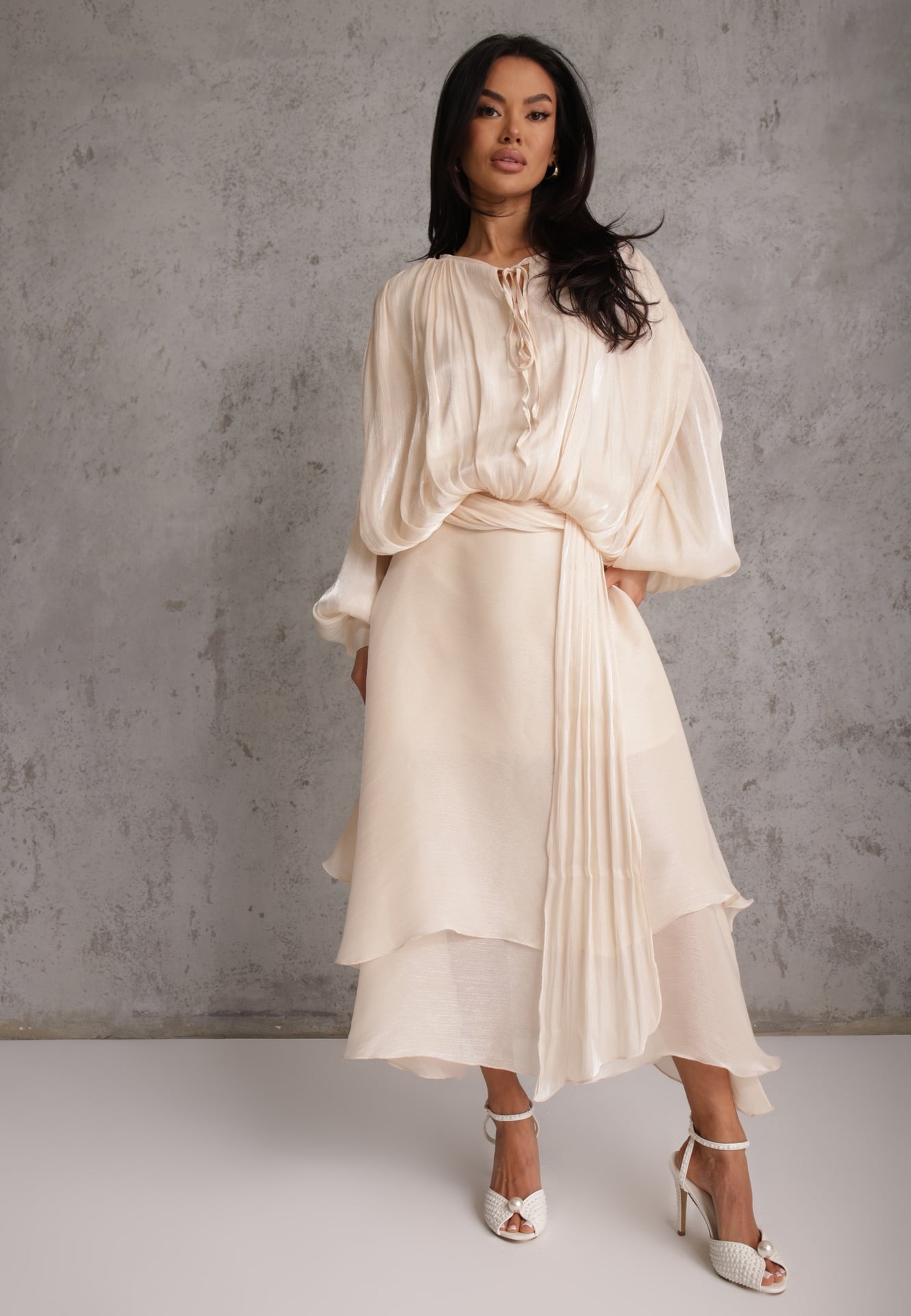 Rochie Amanna Bej deschis