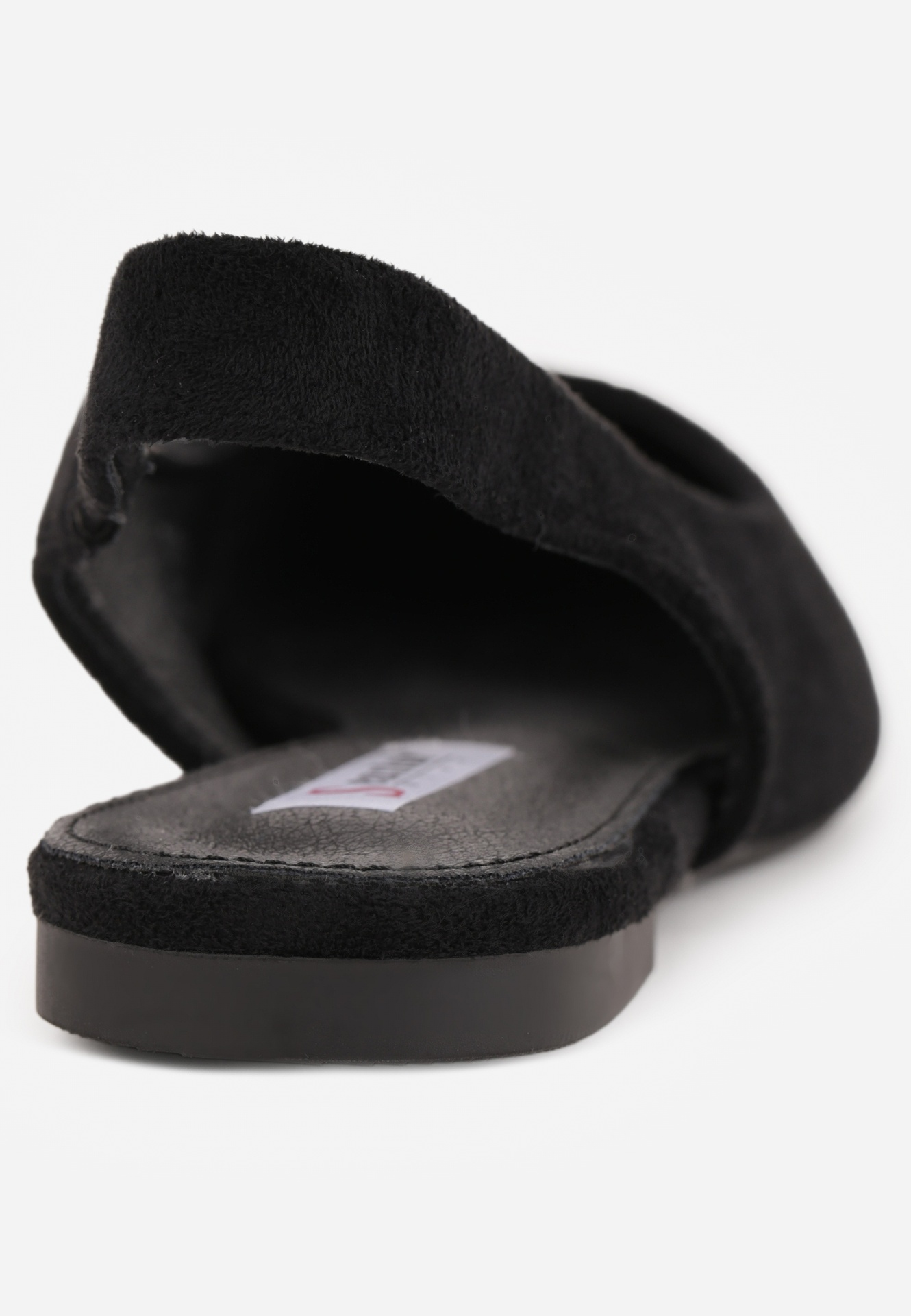 Czarne Balerinki Typu Slingback Diarin