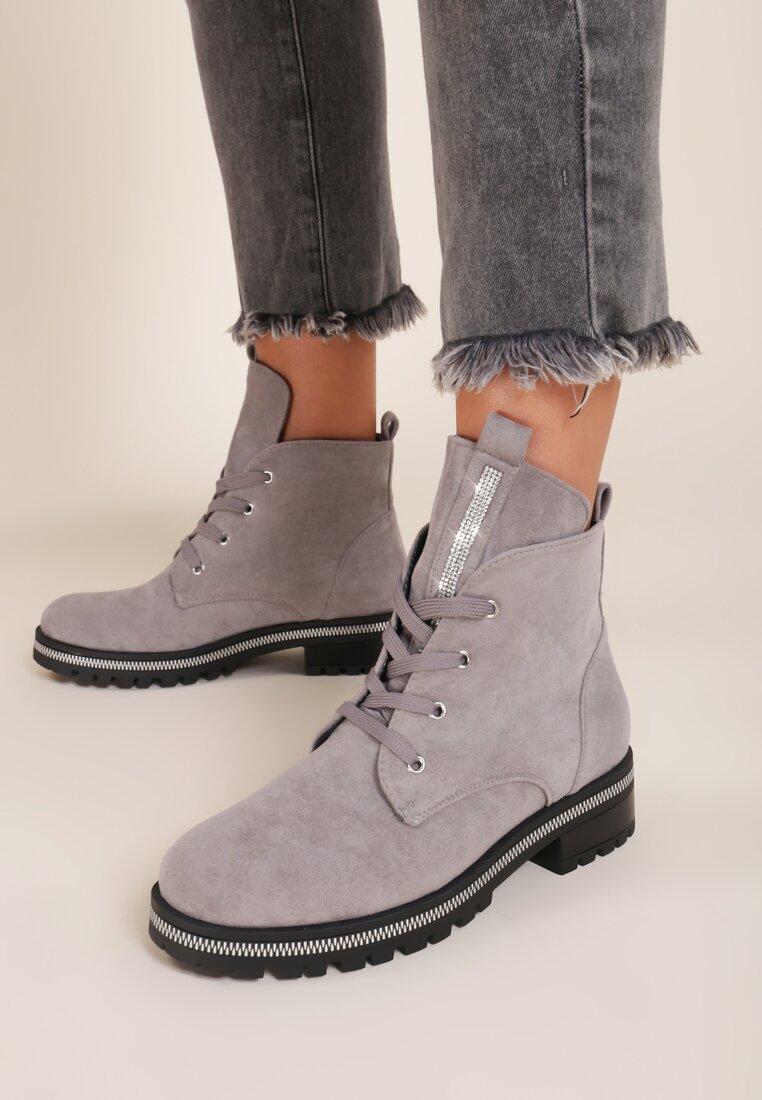 Botine gri Mhyraya