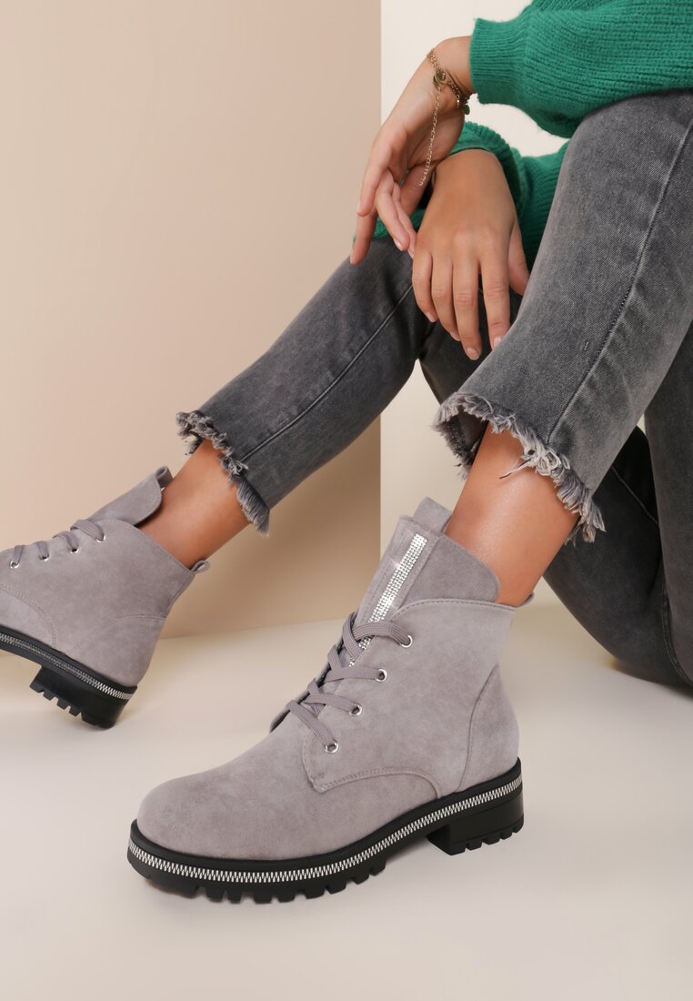 Botine gri Mhyraya